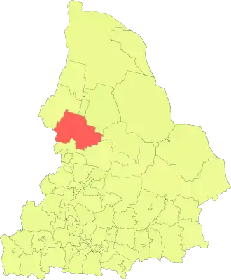 Новолялинский районНоволялинский городской округ на карте