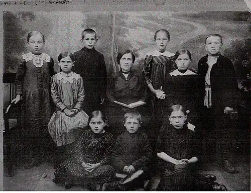 Новоселковское земское народное училище1914—1915 гг.