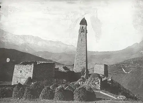 Общий вид с. Верхний Лейми. 1921 г.