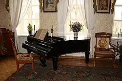 Один из интерьеров барского дома на первом этаже