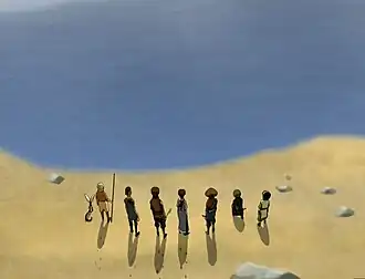 Команда Аватара и банда Джета пришлик озеру Лаогай