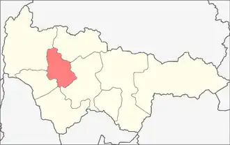 Октябрьский район на карте