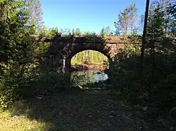 Финский мост через реку Каартойоки.