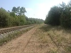 Разобранные боковые пути.