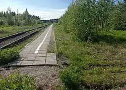 Новая пассажирская платформа, 2019 год.