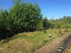 Место бывшей станции.