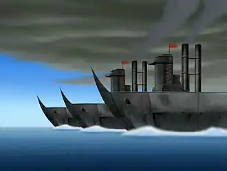 Флот нации Огня плывёт к Северному полюсу