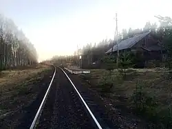 Вид в сторону ст. Элисенваара.