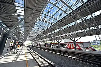 Вид на обе платформы