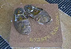 Памятник тапочкам