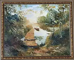 Пейзаж с причалом, 2016