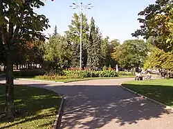 Северная часть площади — Первомайский сквер