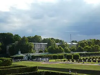 Гранильная фабрика, вид со стороны Нижнего парка Петергофа