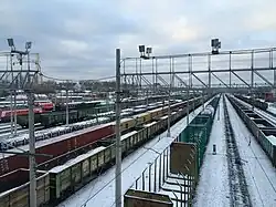 Вид в сторону ст. Томицы.