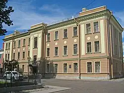 Петропавловская крепсть. Штаб-офицерский флигель