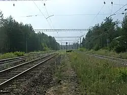 Вид в сторону пл. Лосево