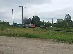 Грузовой на станции.