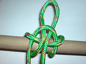 Пиратский узелКрепёжный бытовой быстроразвязывающийся узел