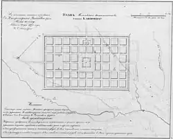 План Климовичей (1839)