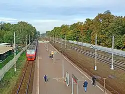 Отбывающая электричка на Москву