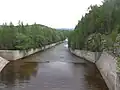 Сток реки Большой Киалим с Киалимского водохранилища