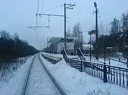 Вид платформы в сторону Бронки