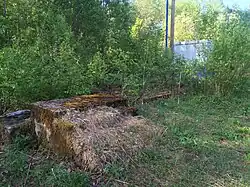 Ступени бывшего вокзала.