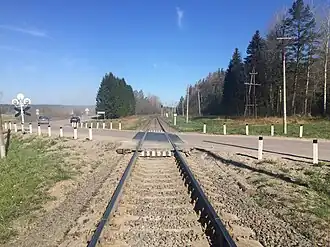 Вид в сторону ст. Хийтола