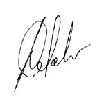 Изображение автографа