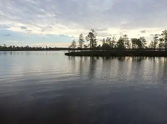 Вид с северо-западного берега