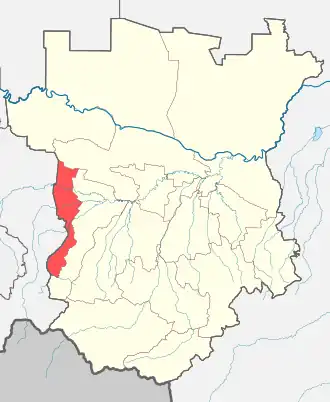 Серноводский район на карте