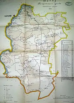 Покровский уезд на карте