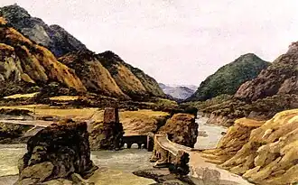 «Помпеев мост в Мцхета» (Н. Г. Чернецов, 1832 г.)