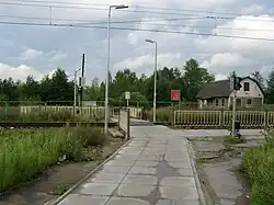 Пешеходный переход через второй главный путь