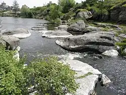 Пороги на реке Раставица в селе Буки (Киевская область)