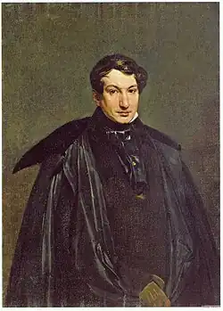 Карл Брюллов. Портрет Платона Васильевича Кукольника в ГТГ