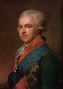 Портрет работы неизвестного художника, 1791 г.