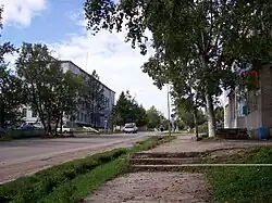 Здание администрации Ольгинского района.