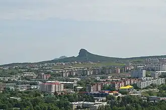 Город Лермонтов — вид с горы Шелудивой