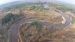 Река Пра поздней осенью