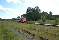 Прибытие поезда на станцию Сазоново