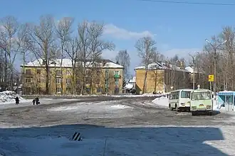 Вид на Привокзальную улицу