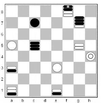 Выигрыш запиранием всех фигур соперника  (авт. А.Збарж)