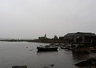 Старые причалы порта Кемь