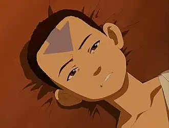 Аанг просыпается на корабле