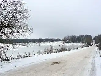 Деревня Прудки. Екатерининский тракт. Водоём на речке Лютинка