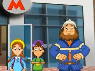 Зина, Кеша и дядя Спасаев — главные герои мультсериала