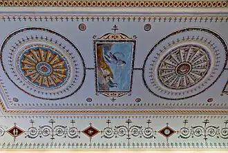 Большой зал, падуга и потолок