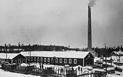 Лесопилка в действии, 10 марта 1942 год.