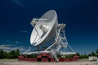 Радиотелескоп РТФ-32 в обсерватории «Зеленчукская», лето 2024